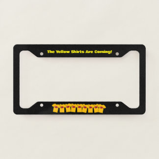 Mustard Club Yellow Shirts License Plate Frame