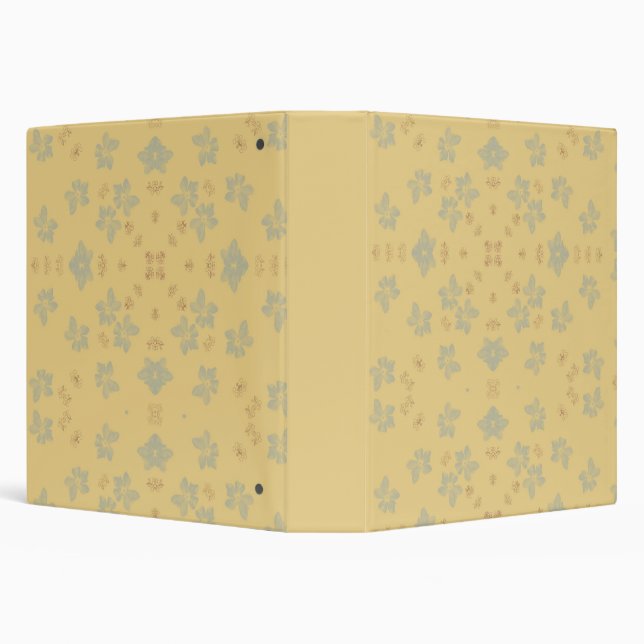 Mustard Floral Binder (Background)