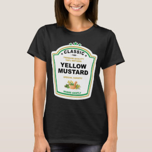 Mustard Halloween 2025 Costume Matching Couple T-Shirt