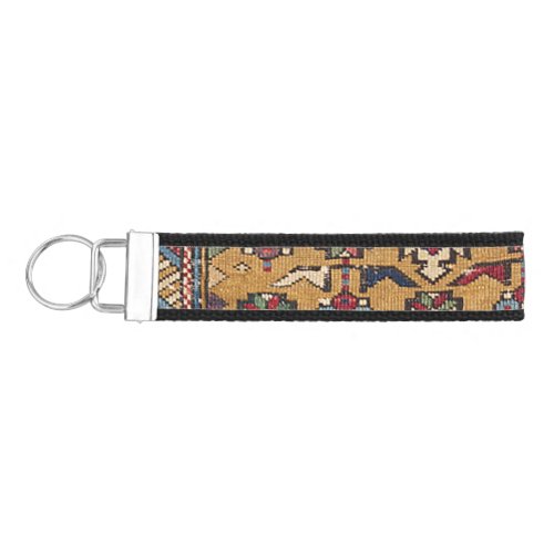 Mustard Khyrdagyd 19th Century Colorful Dark Red Wrist Keychain