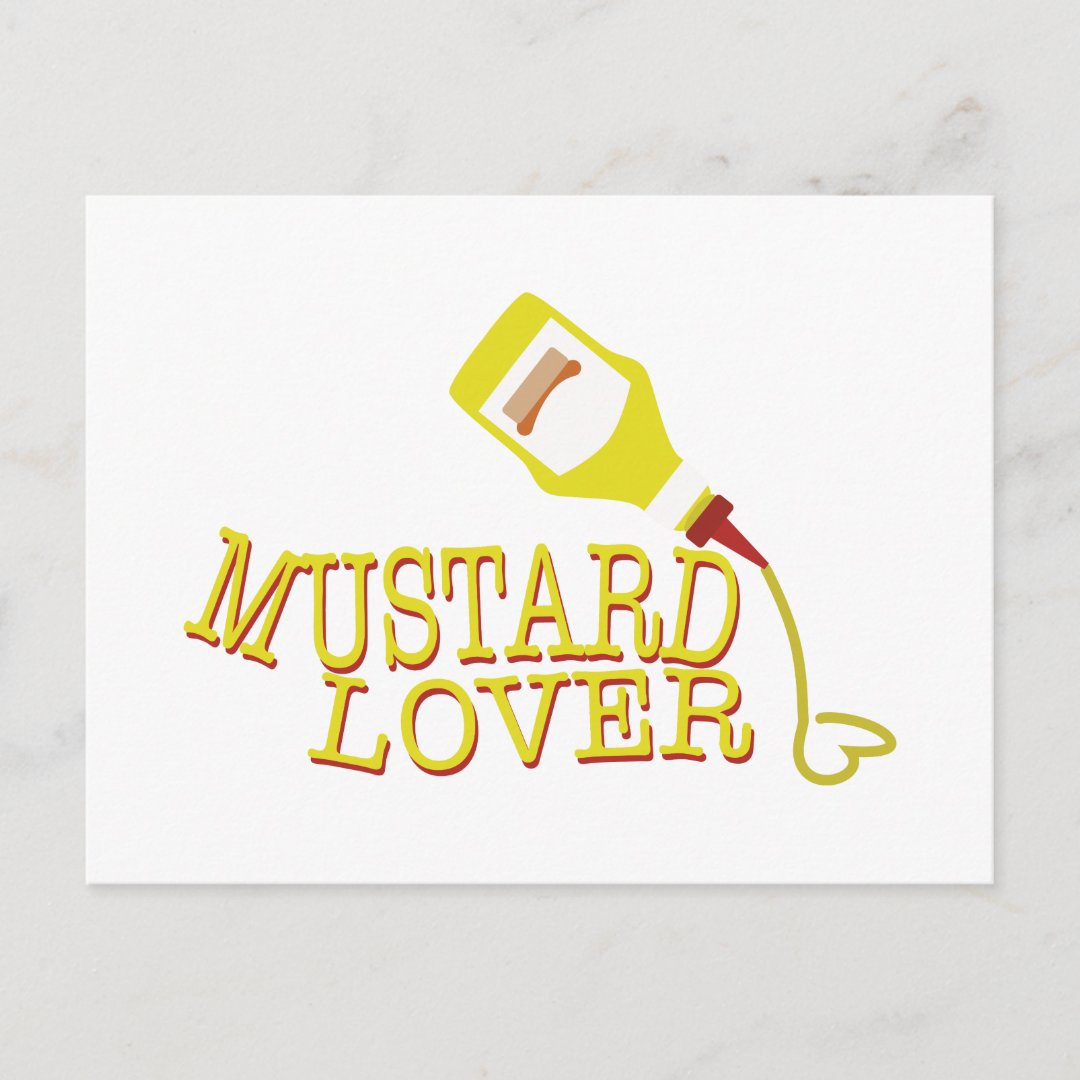 Mustard Lover Postcard Zazzle