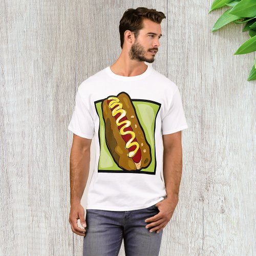 Mustard On A Hotdog T_Shirt