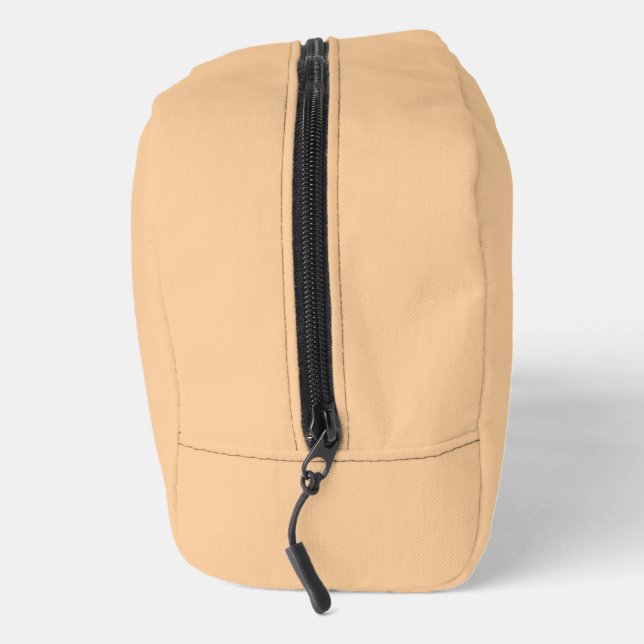 Mustard Orange Print Cut Sew Toiletry Bag (Right)