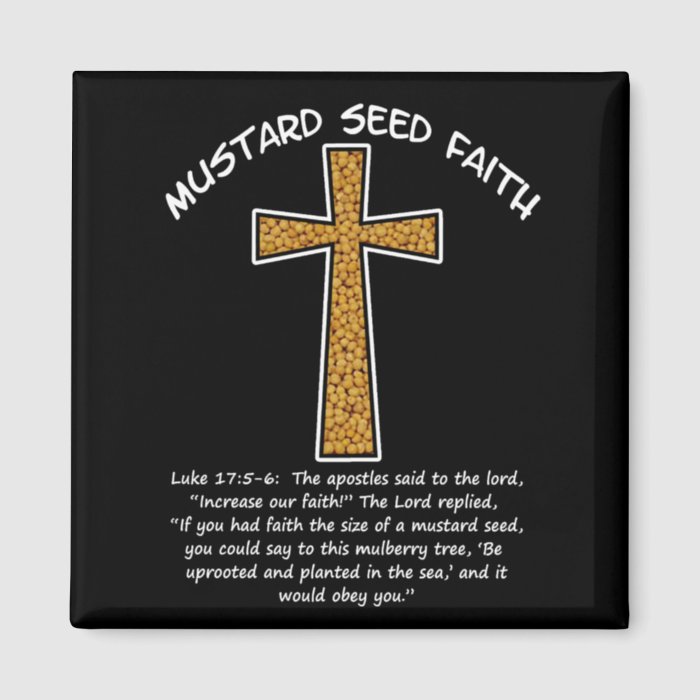 Mustard Seed Faith Magnet