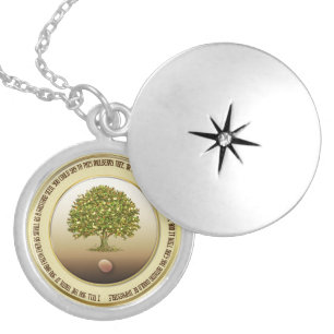 Mustard Seed jewelry, Baptism pendant, Faith Locke Locket Necklace