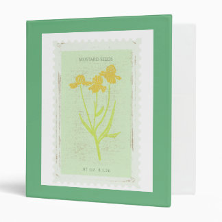 Mustard Seeds 1 inch 3-ring binder