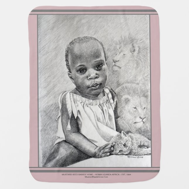 MUSTARD SEEDS GROW – LAP BLANKET BY KATHY MORROW (Front)