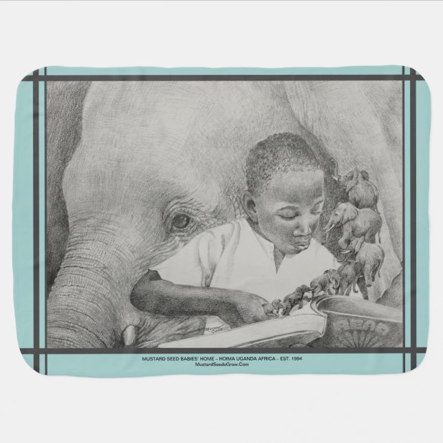 MUSTARD SEEDS GROW – LAP BLANKET BY KATHY MORROW (Horizontal)