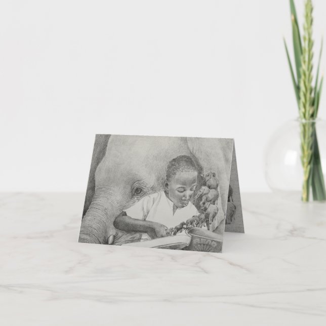 MUSTARD SEEDS GROW – NOTE CARD BY KATHY MORROW (Front)