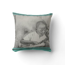 MUSTARD SEEDS GROW–PILLOW  BY KATHY MORROW