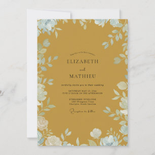 Mustard Sky Vine Wedding Invitation