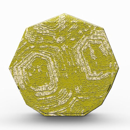 Mustard Tortoise Shell abstract print by LeahG Acrylic Award