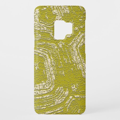 Mustard Tortoise Shell abstract print by LeahG Case_Mate Samsung Galaxy S9 Case