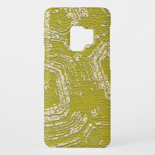 Mustard Tortoise Shell abstract print by LeahG Case_Mate Samsung Galaxy S9 Case