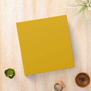 Mustard Yellow 3 Ring Binder