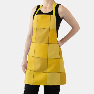 Mustard Yellow Checkerboard Mustard 
