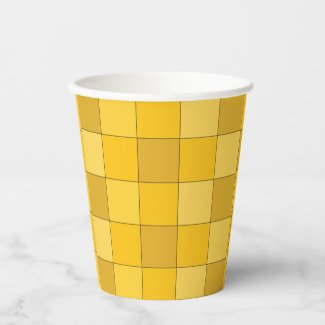 Mustard Yellow Checkerboard Mustard Party