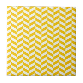mustard yellow contemporary floral motifs tiles