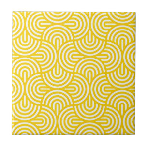 mustard yellow minutely tiles