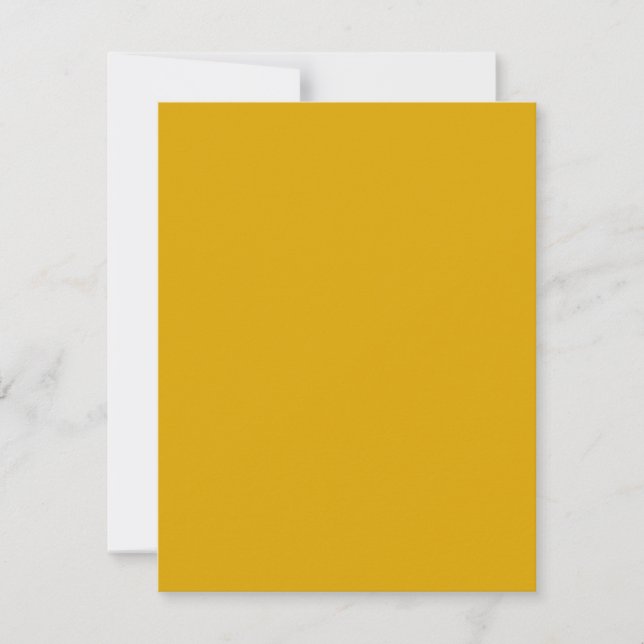 Mustard Yellow Note Card (Front)