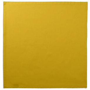 Mustard Yellow Solid Color Cloth Napkin