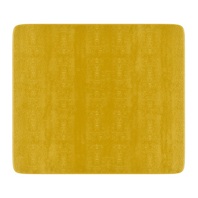 Mustard Yellow Solid Color Cutting Board (Front)
