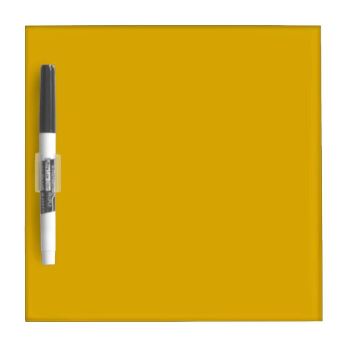 Mustard Yellow Solid Color Dry Erase Board