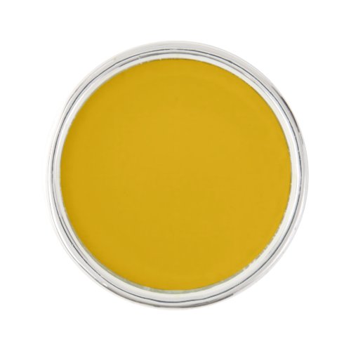 Mustard Yellow Solid Color Lapel Pin