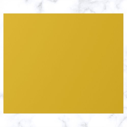 Mustard Yellow Solid Color Wrapping Paper