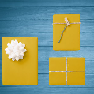 Mustard Yellow Wrapping Paper