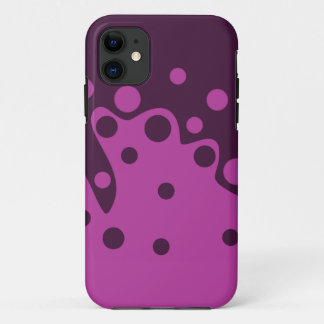 Muster Wellen Blasen pattern waves bubbles iPhone 11 Case