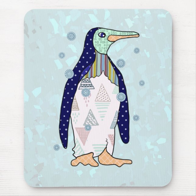 Musterpinguin  mouse pad (Front)