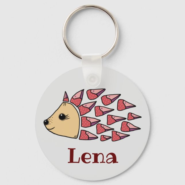 Musterstachel personalisiert keychain (Front)