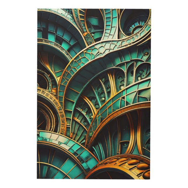 Mutant 4 Wood Wall Art (Front)