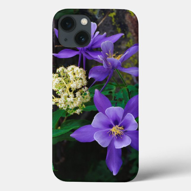 Mutant Columbine Wildflowers Case-Mate iPhone Case (Back)