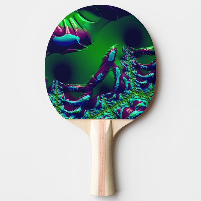 ~ MUTANT ~ Original Fractal ~ Ping Pong Paddle (Front)