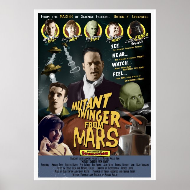 Mutant Swinger from Mars One Sheet STYLE A Poster (Front)