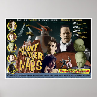 Mutant Swinger from Mars One Sheet STYLE D Poster
