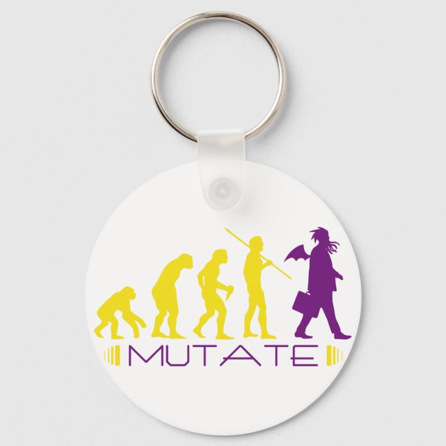 mutatepurple keychain (Front)