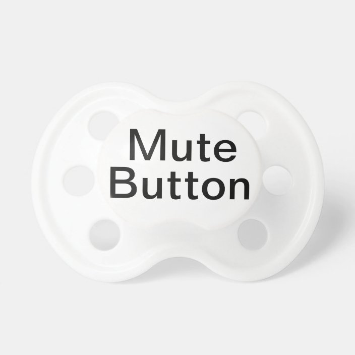 mute button pacifier