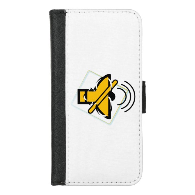 Mute iPhone Wallet Case (Front)
