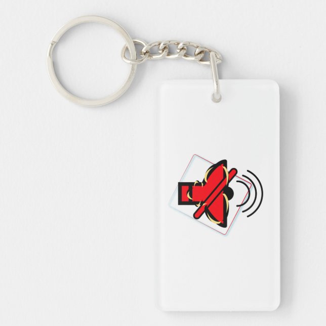 Mute Keychain (Front)