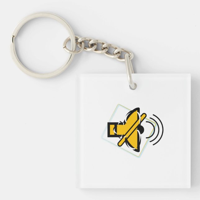 Mute Keychain (Front)