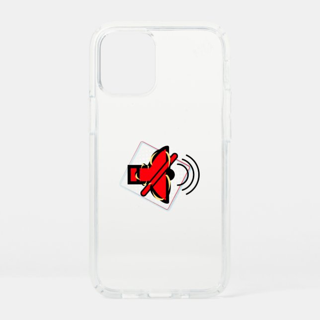 Mute Speck iPhone 12 Mini Case (Front)
