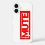 Mute Stamp iPhone 16 Case