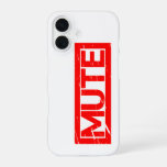 Mute Stamp iPhone 16 Case