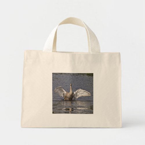 Mute Swan Wildlife Waterfowl Photo Mini Tote Bag