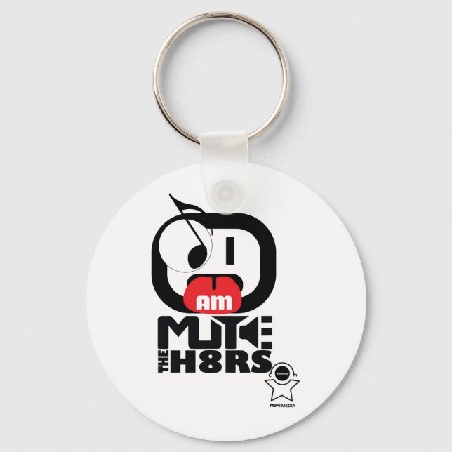 Mute The H8rs Campaign Keychain (Front)