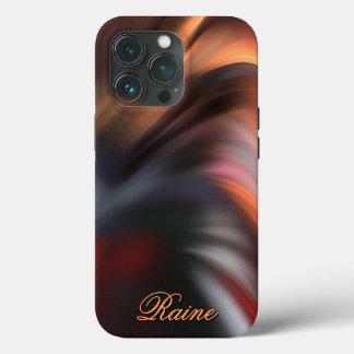 Muted Autumn Personal Name iPhone 13 Pro Case