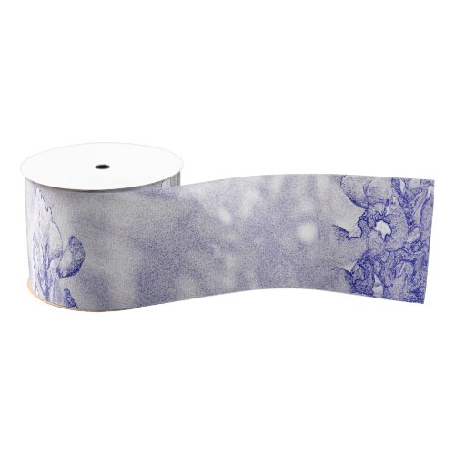 Muted Bluebonnets Grosgrain Ribbon